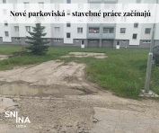 Nové parkoviská na Ul. Partizánskej